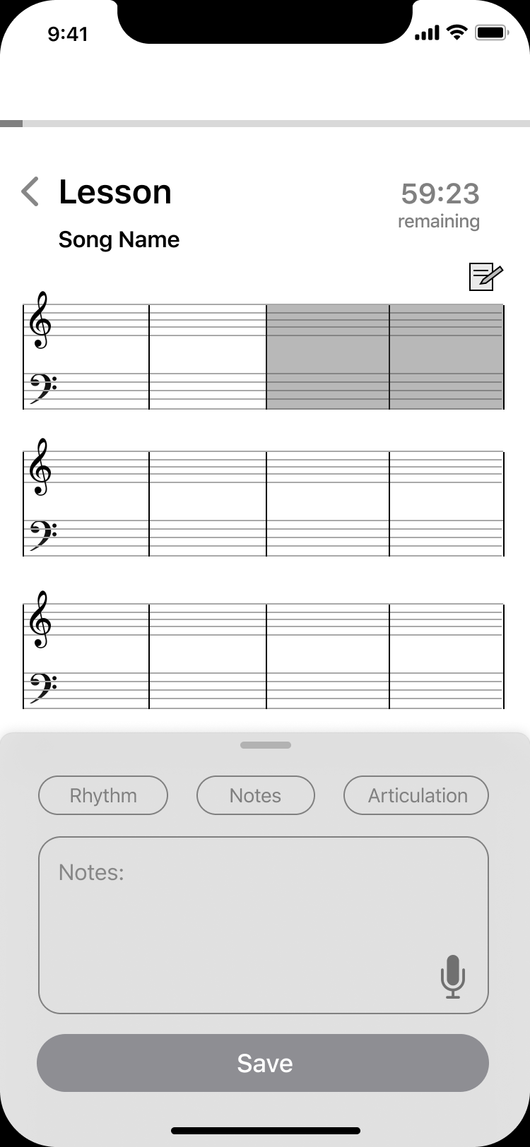 1st set of wireframes for Ensemble
