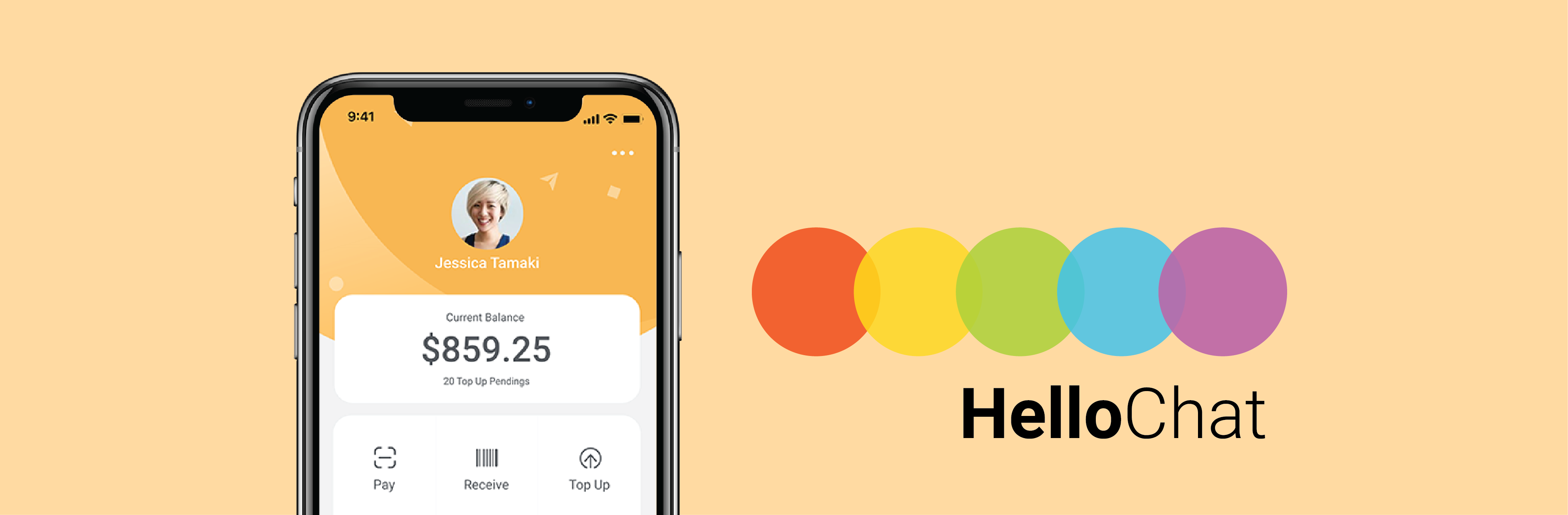 HelloChat app and logo