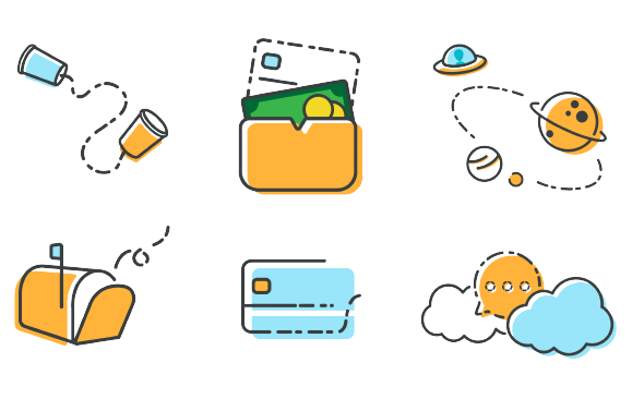 Empty state illustrations.